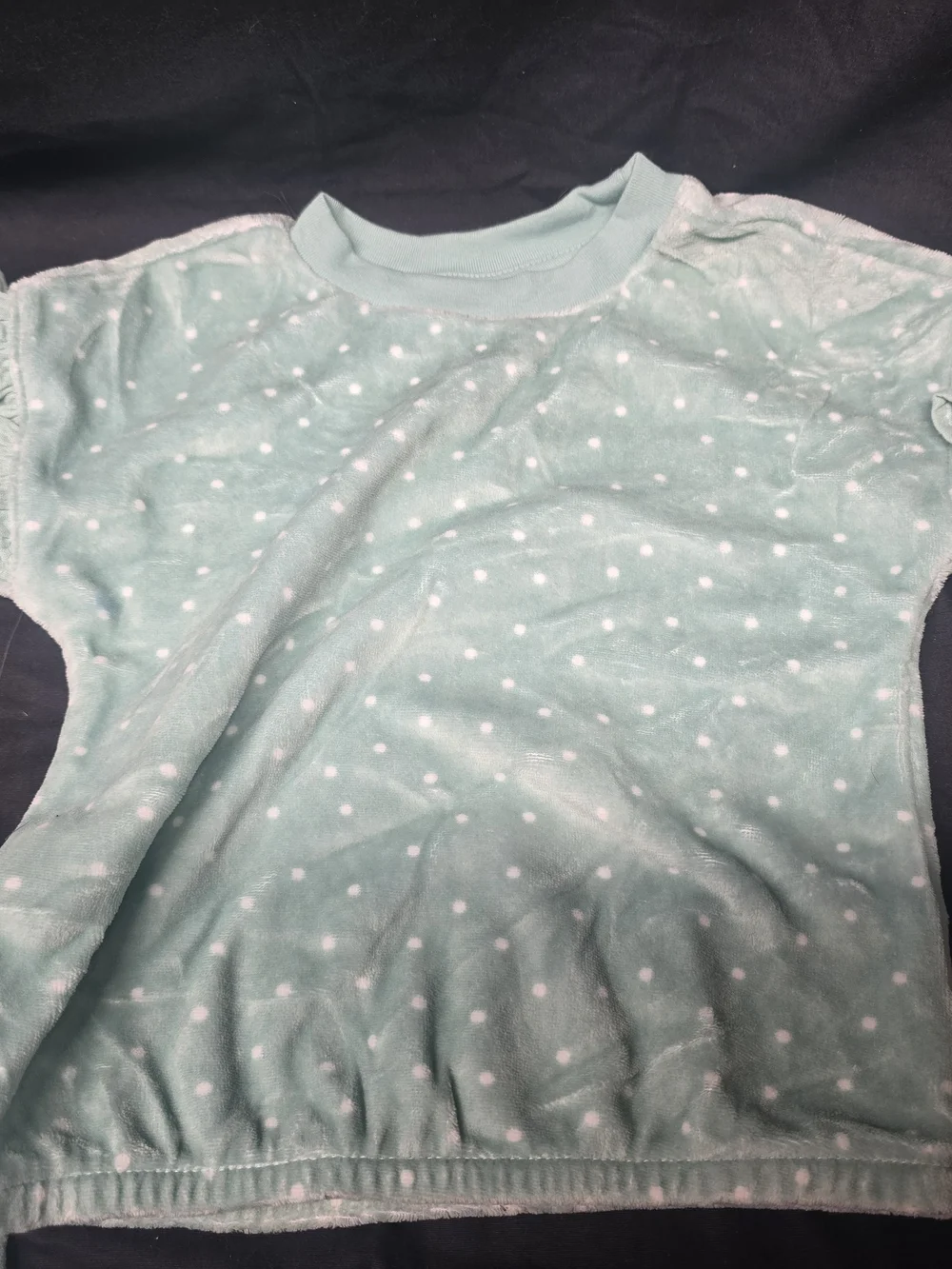 Cat & Jack Mint Green Polka Dot Baby Pajama Set